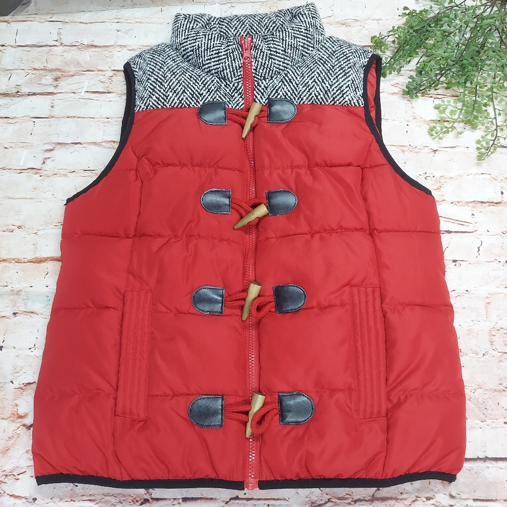 Ruff Hewn Red Puffer Vest - Picture 4 of 17